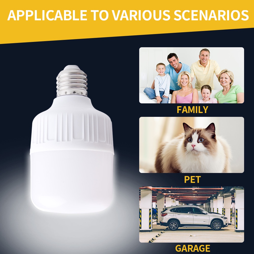 Bóng Đèn LED 5/10/15/20W E27 Tiết Kiệm Năng Lượng Siêu Sáng Tiện Dụng