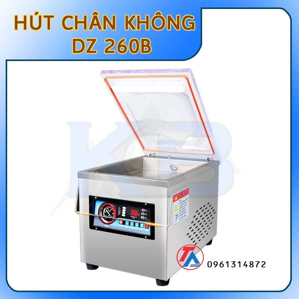 Máy Hút Chân Không Công Nghiệp DZ260 - Hút Chân Không, Hàn Miệng Túi 26cm