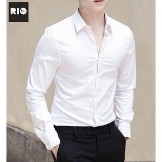 Áo sơ mi nam trơn lụa nhiều màu không nhăn không xù đẳng cấp việt