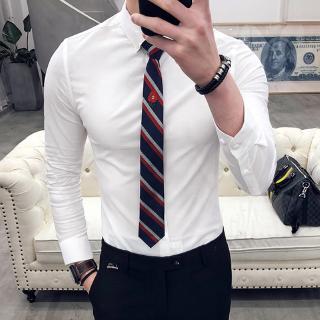 Cà vạt nam thêu hoa hồng
