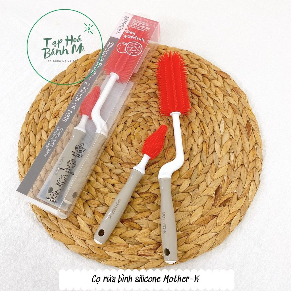 Cọ rửa bình sữa Silicone Mother-K