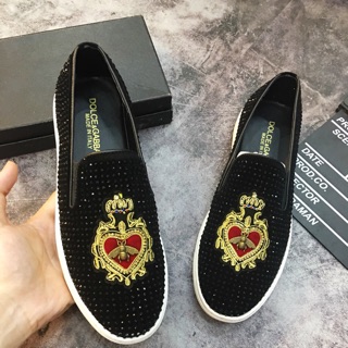 Giầy nam slipon DG đính đá