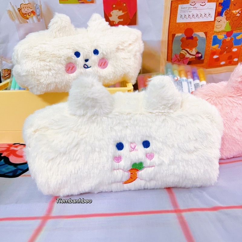 Hộp bút /túi bút lông, vải hình dễ thương size to cho đựng nhiều bút( có ảnh thât