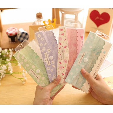 Bộ eke thước kẻ sumikko EKS1 dễ thương hình hoa