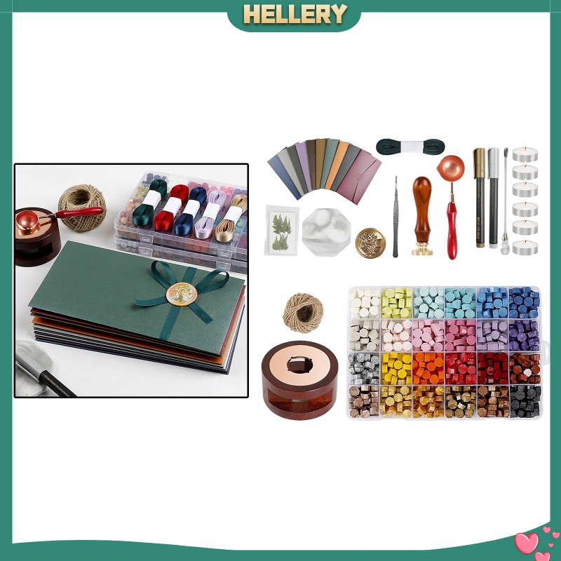 Bộ Dụng Cụ Đóng Dấu Sáp Niêm Phong Bao Thư Có Tay Cầm