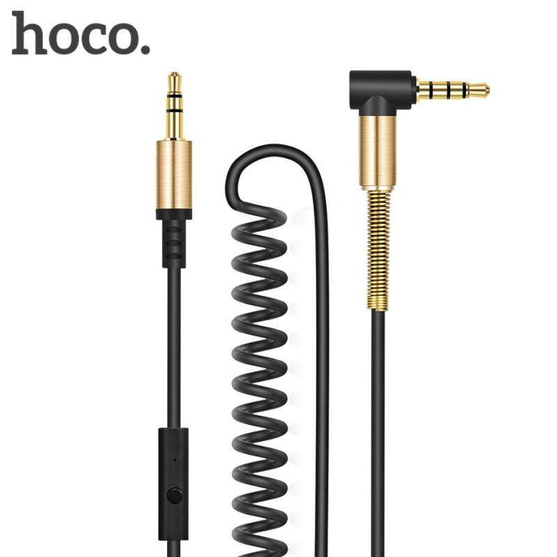 Dây cáp âm thanh HOCO AUX 90 độ 3.5mm - 3.5mm dài 2m đa năng tiện lợi dùng trên ô tô
