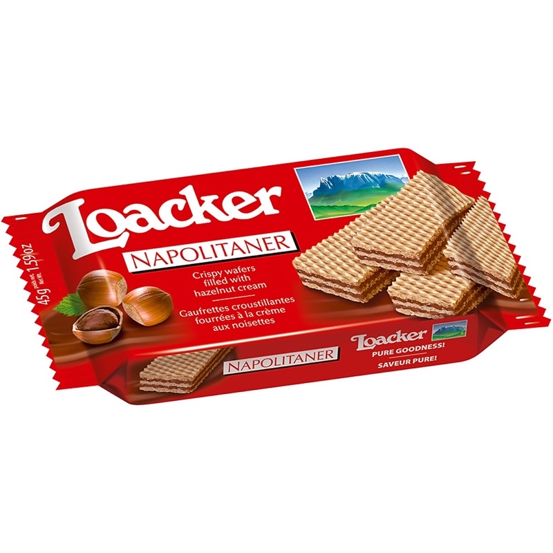Bánh Xốp Loacker Ý 45g Cacao  - Vanilla -