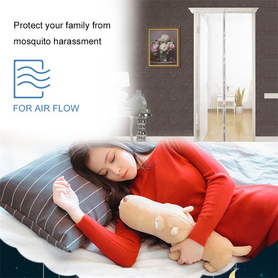 Màn cửa chống muỗi sử dụng nam châm tự động tiện lợi