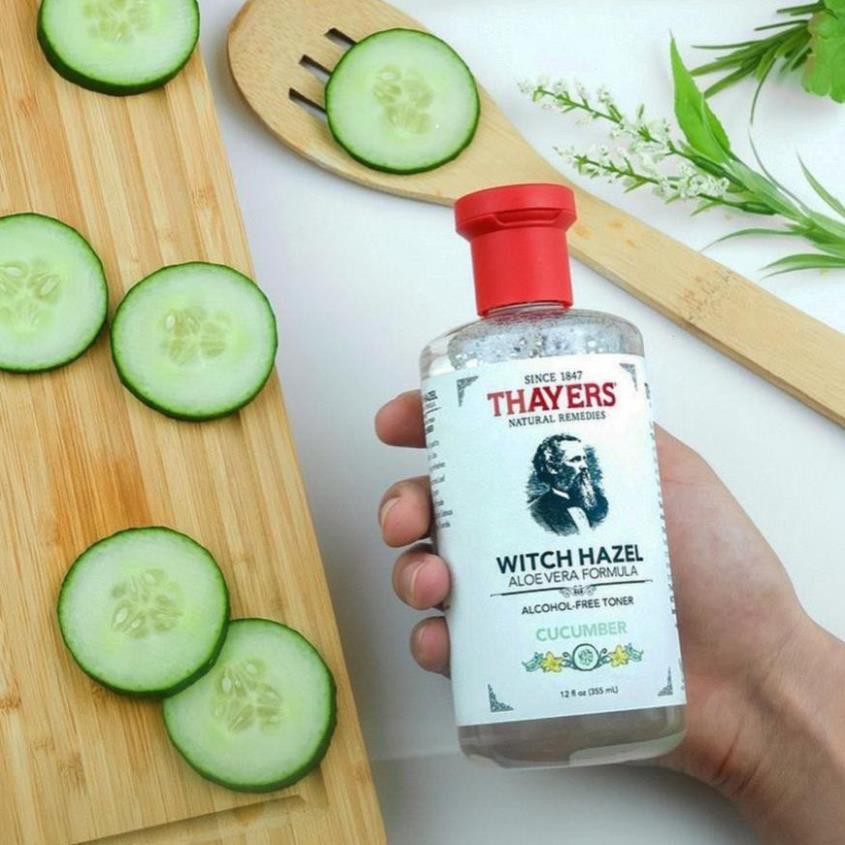 Toner Không Cồn Từ Dưa Leo - Thayers Alcohol-Free Cucumber Toner Witch Hazel (89ml-355ml)