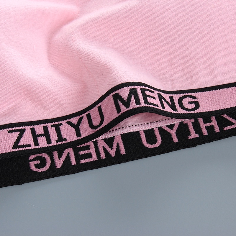 Áo Ngực Cotton Mềm Màu Trơn Không Gọng Cho Bé Gái 8-16 Tuổi