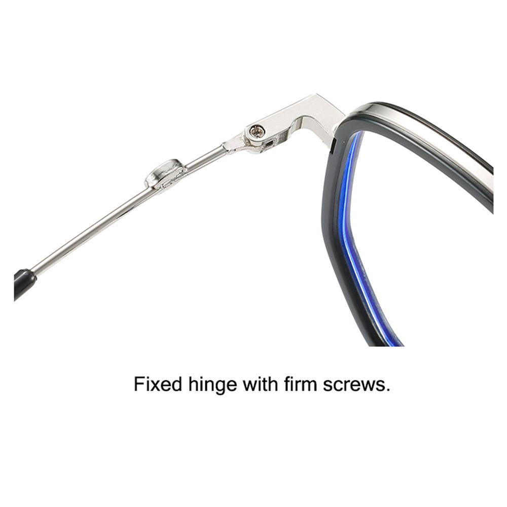 ROWANS Kính Mát Gọng Vuông Kim Loại Thời Trang