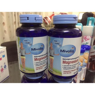Viên uống Mivolis Magnesium lọ 300 viên, xách tay Đức