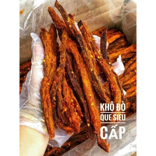 Khô bò que loại 1 siêu ngon siêu rẻ siêu sạch ăn vặt mẹ ốc