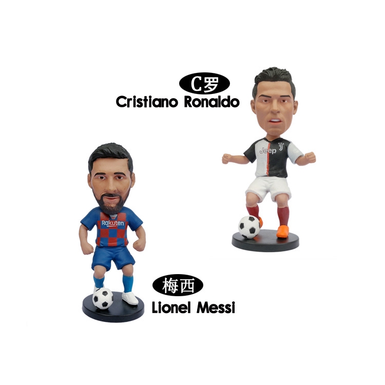Đồ chơi mô hình ngôi sao bóng đá Madrid Cristiano Ronaldo/ Messi /Neymar /Pogba/ Mbapp dùng làm quà tặng cho bé