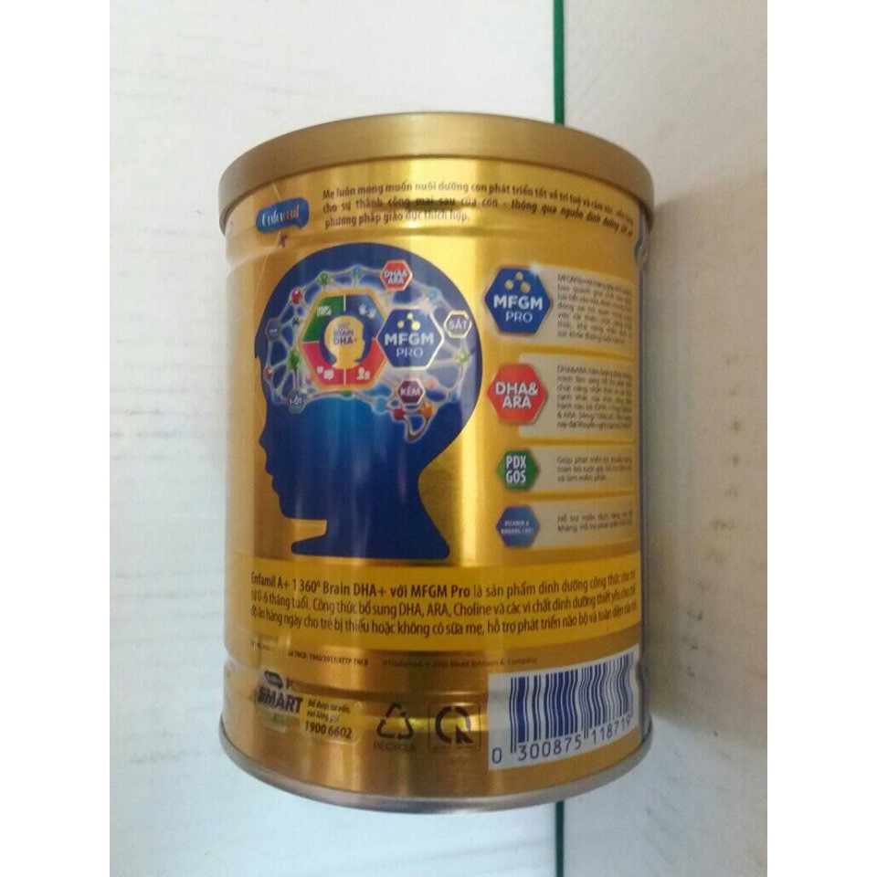 Sữa ENFAMIL A+1-400G cho trẻ 0-6 tháng (date 2021)