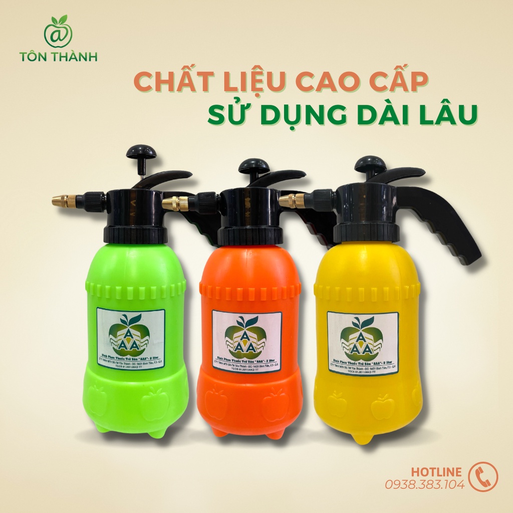 BÌNH XỊT 2L AAA PHUN SƯƠNG TƯỚI CÂY CẦM TAY