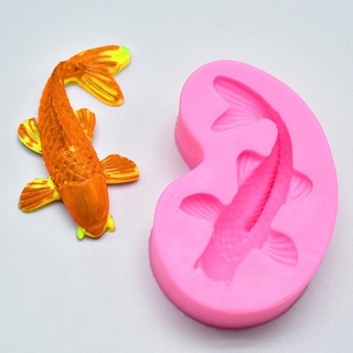 Khuôn rau câu silicon 3D - Mẫu Con Cá