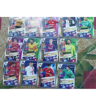Thẻ lẻ MATCH ATTAX 101 mùa giải 2020