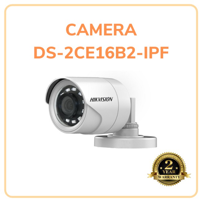 Camera HD-TVI 4 in 1 hồng ngoại 2.0 Megapixel HIKVISION DS-2CE16B2-IPF