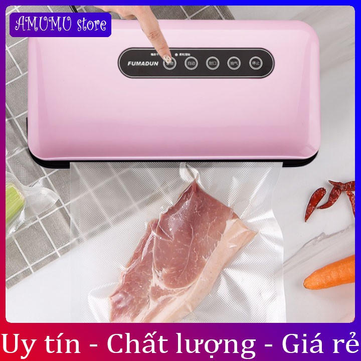 [Hàng cao cấp] Máy Hút Chân Không Thực Phẩm Mini Bảo Quản Thực Phẩm Gia Đình Nội Địa Trung Cao Cấp Tặng kèm 10 Túi