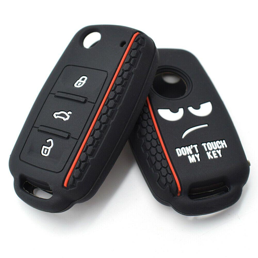 WONDER Vỏ Silicon Mềm Bảo Vệ Chìa Khóa Xe Hơi VW Golf Polo