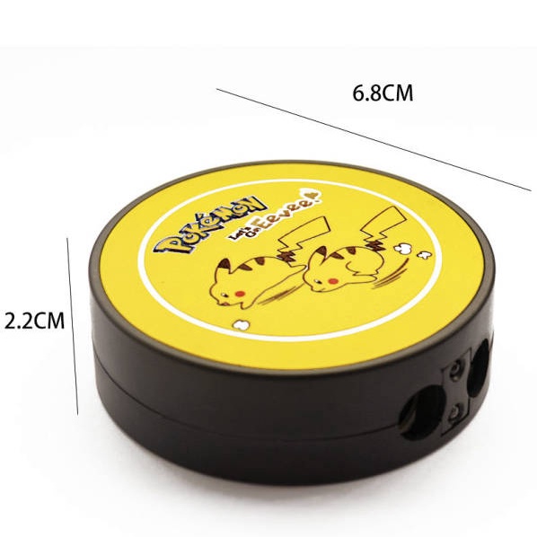 Đèn chiếu laser không dây gắn cửa xe ô tô hình pikachu chuyển động