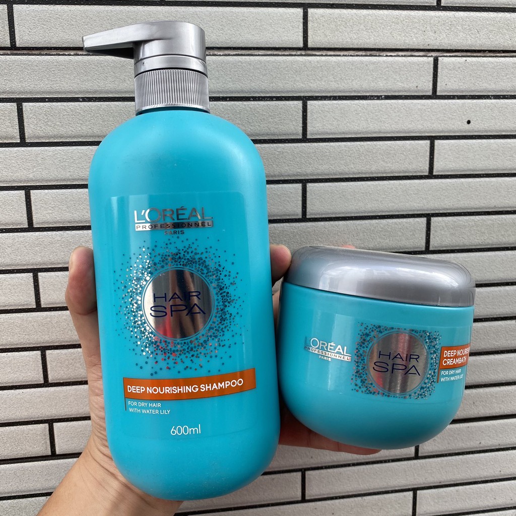 Dầu gội suôn mượt Professional Hair Spa Deep Nourishing L'oreal 600ml