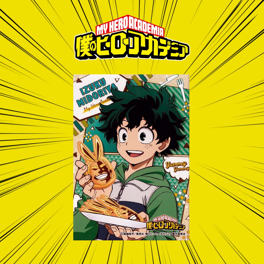 Tấm Postcard giấy 260gsm cao cấp BOKU NO HERO ACADEMIA HỌC VIỆN ANH HÙNG A5 anime chibi ảnh đẹp nhiều mẫu