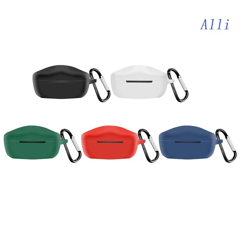 Vỏ Bảo Vệ Hộp Sạc Tai Nghe QCY G1 Bằng Silicon Kèm Móc Khóa Tiện Dụng Ốp