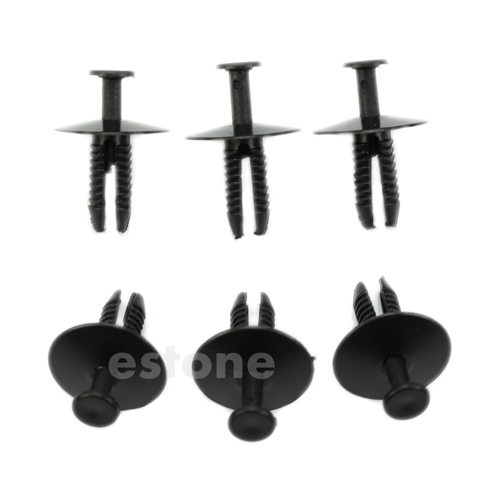 Set 10 Đinh Tán Nhựa 6mm Chuyên Dụng Cho Xe Hơi