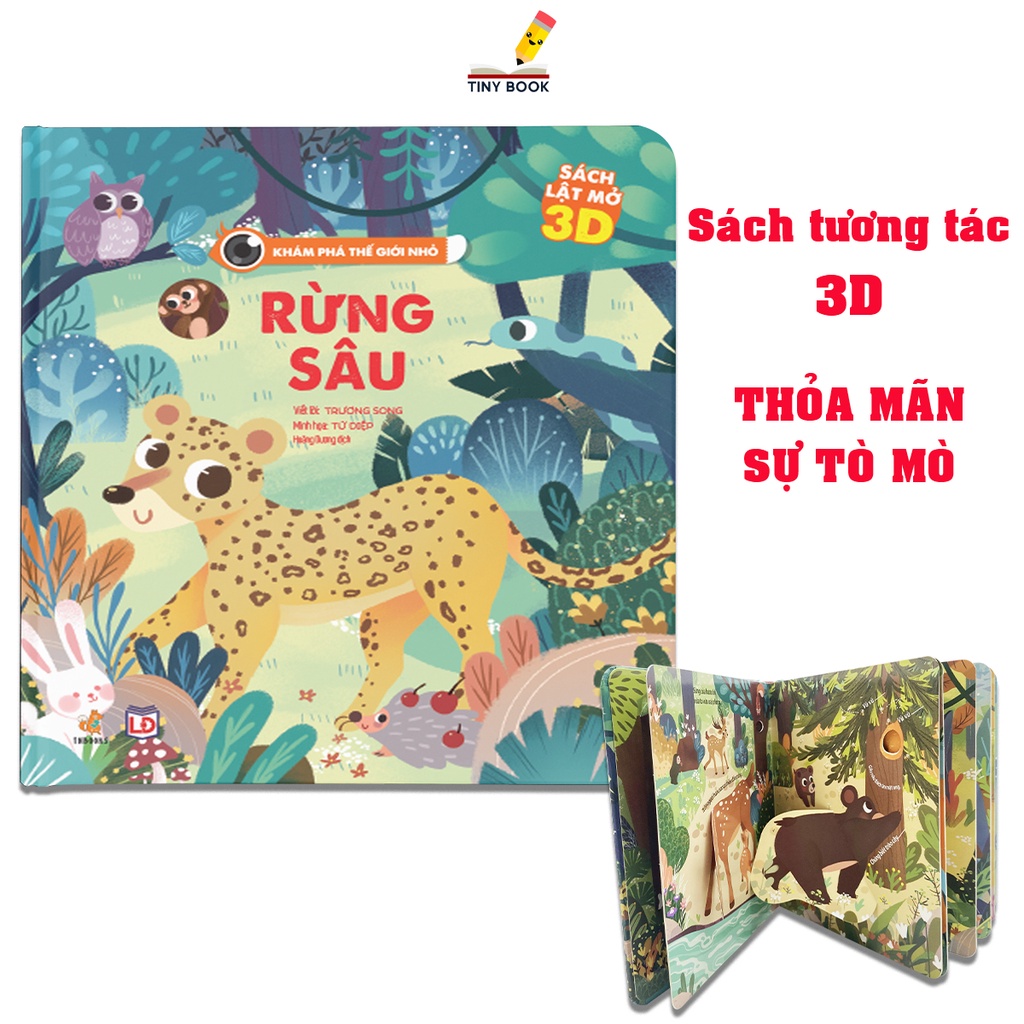 Sách tương tác - Khám phá thế giới nhỏ Rừng Sâu