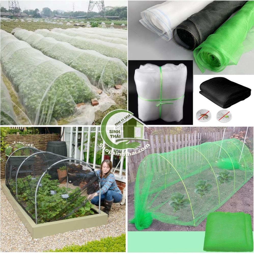 Lưới mùng bảo vệ cây trồng chống côn trùng  lưới mùng chống muỗi che chắn bảo vệ - Chọn màu