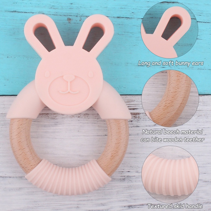 Vòng Lục Lạc Hình Tai Thỏ 2M / 6M Dành Cho Bé Sơ Sinh