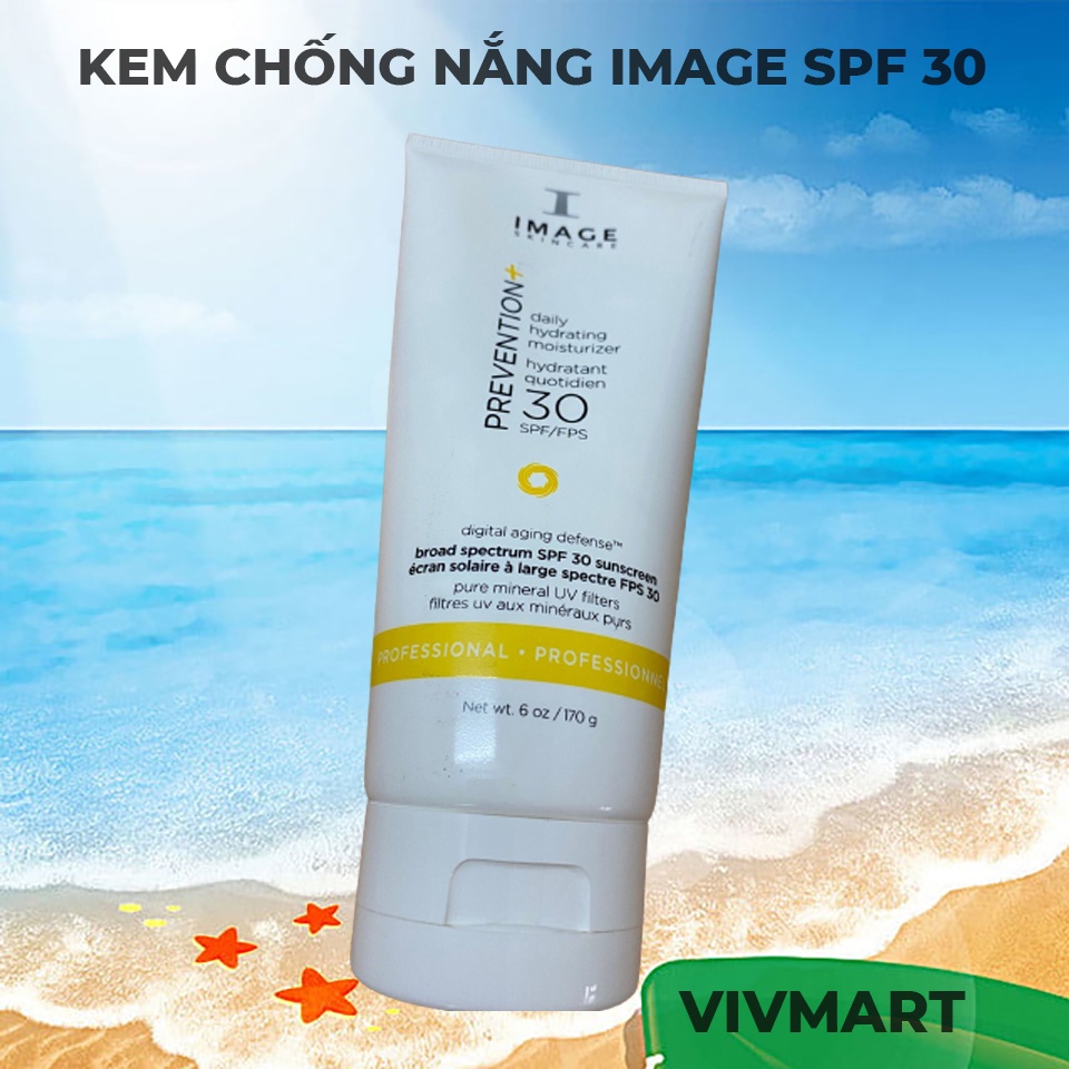 ✅ Kem Chống Nắng Vật Lý IMAGE Skincare Prevention SPF30+32+50+ 170g Cho Da Dầu Nhờn, Da Khô, Da Hỗn Hợp, Nhạy Cảm