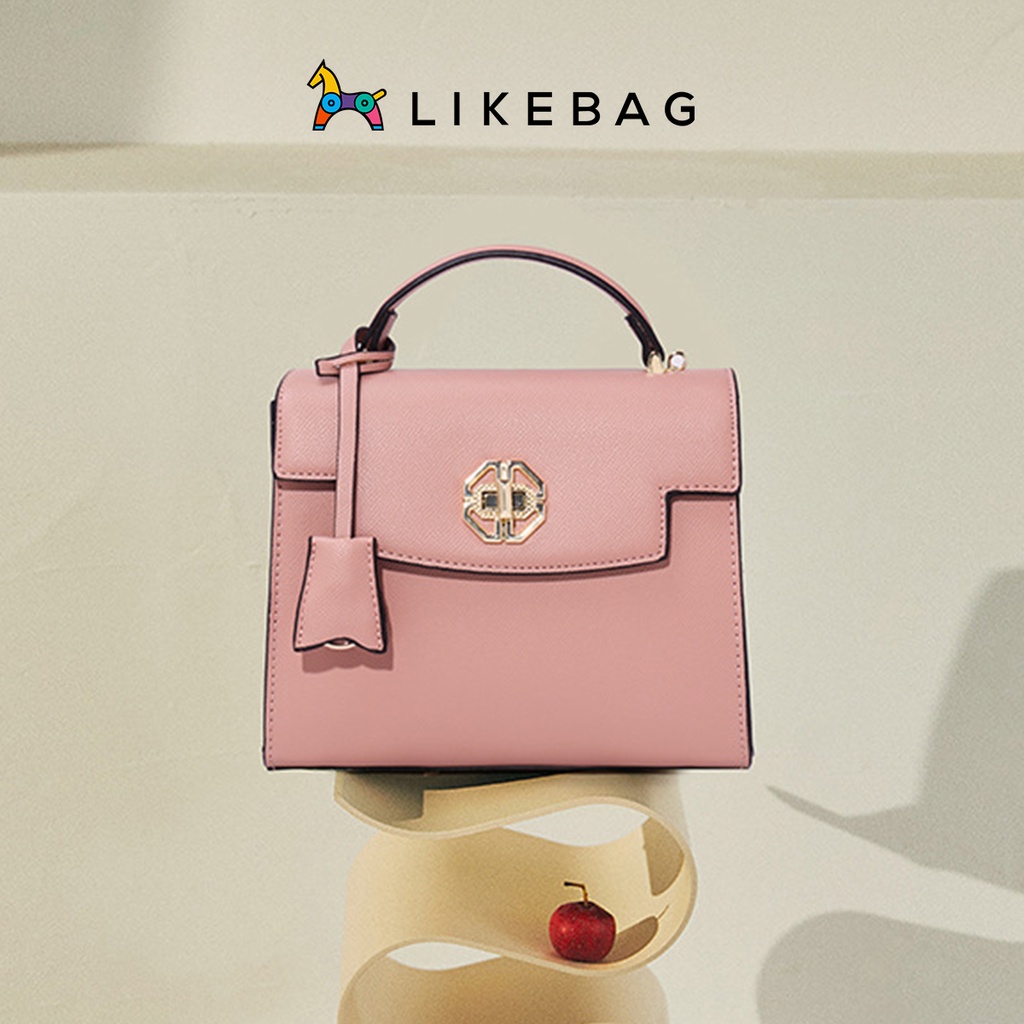 Túi xách nữ đeo chéo LIKEBAG da trơn basic phong cách công sở CJ1001 - LIBAGI