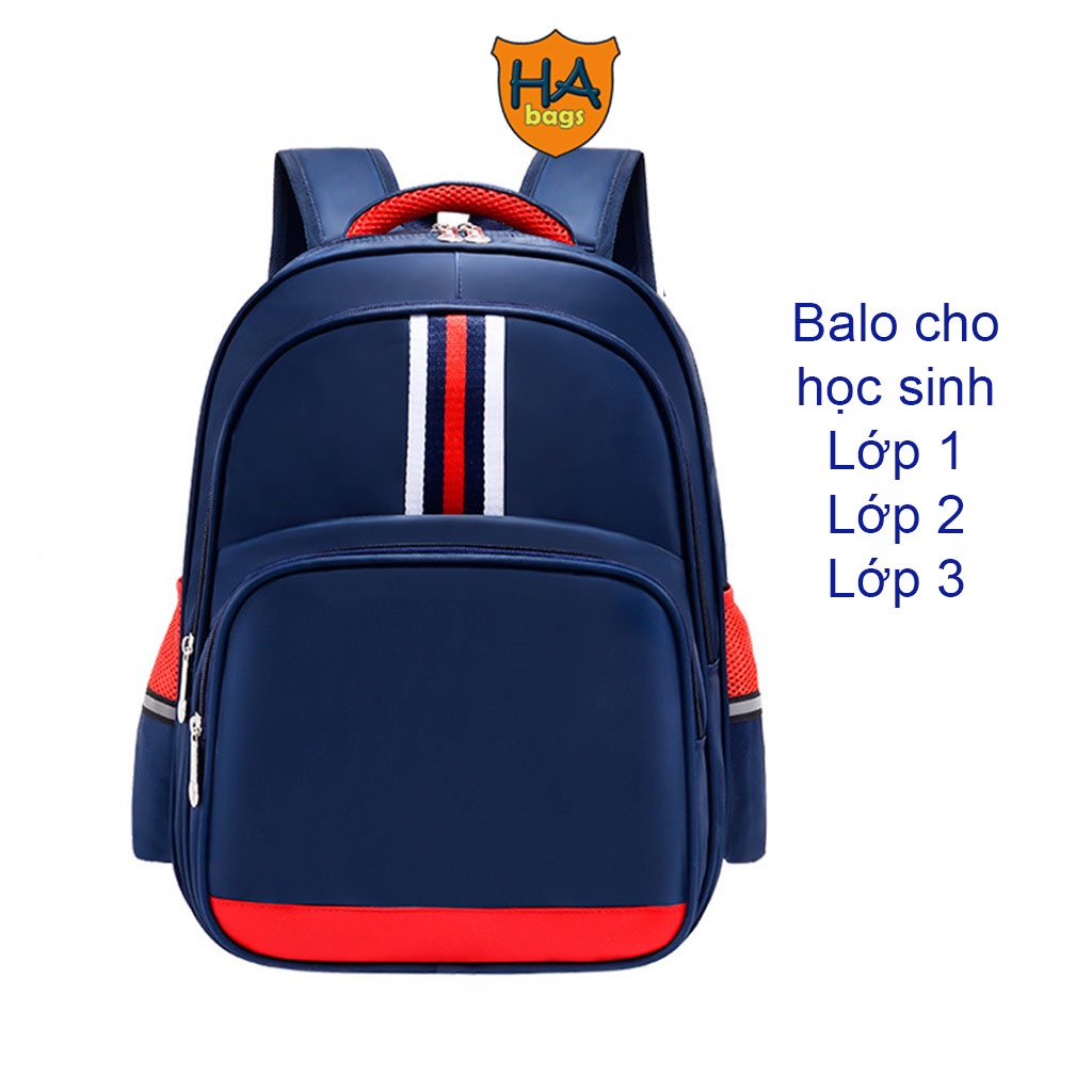 Balo đi học HA1012 dành cho học sinh ltiểu học kích thước 38x28x18cm
