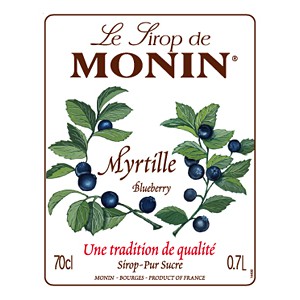 Siro Việt quất Monin (Blueberry syrup) - chai 700ml