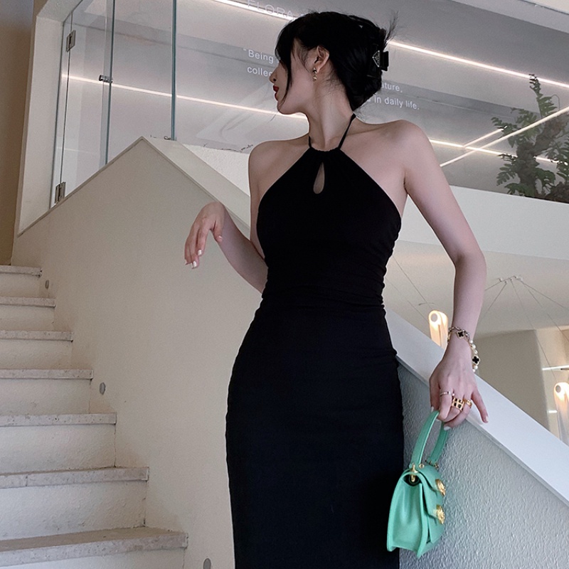 Đầm Dài Hở Vai Thời Trang Mùa Hè Hàn Quốc Dành Cho Nữ