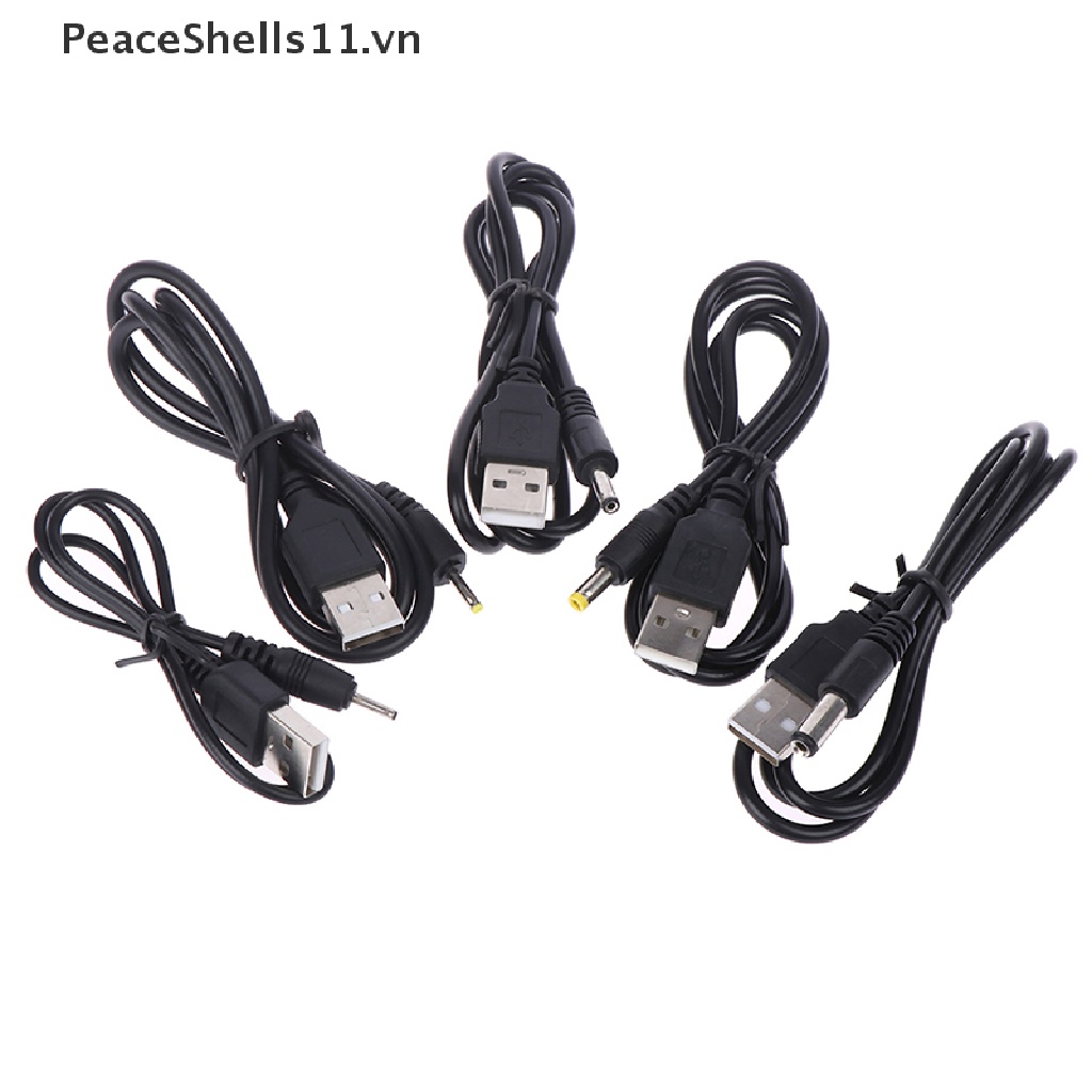 Dây Cáp Nguồn Chuyển Đổi USB Sang DC 5.5mm * 2.1 / 2.5 * 0.7 / 3.0 * 1.0 / 4.0 * 1.7 / 3.5 * 1.35 5V