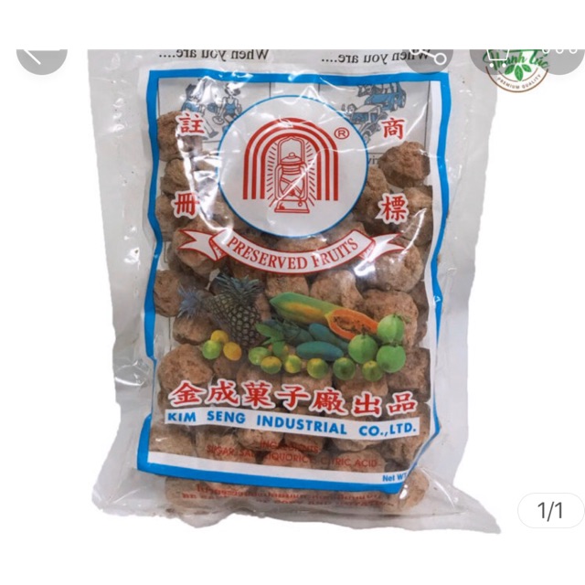 Xí muội Thailand vị mặn trọng lượng 500g/gói