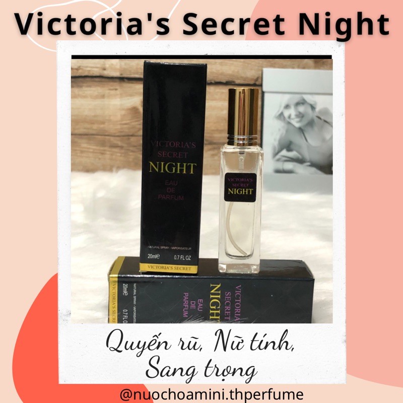 Nước Hoa Mini VICTORIA’S SECRET NIGHT 20ml (Mẫu 5D)