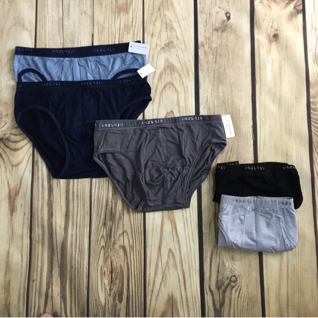 Quần lót nam tam giác Cotton thun lạnh Nhật 3 size
