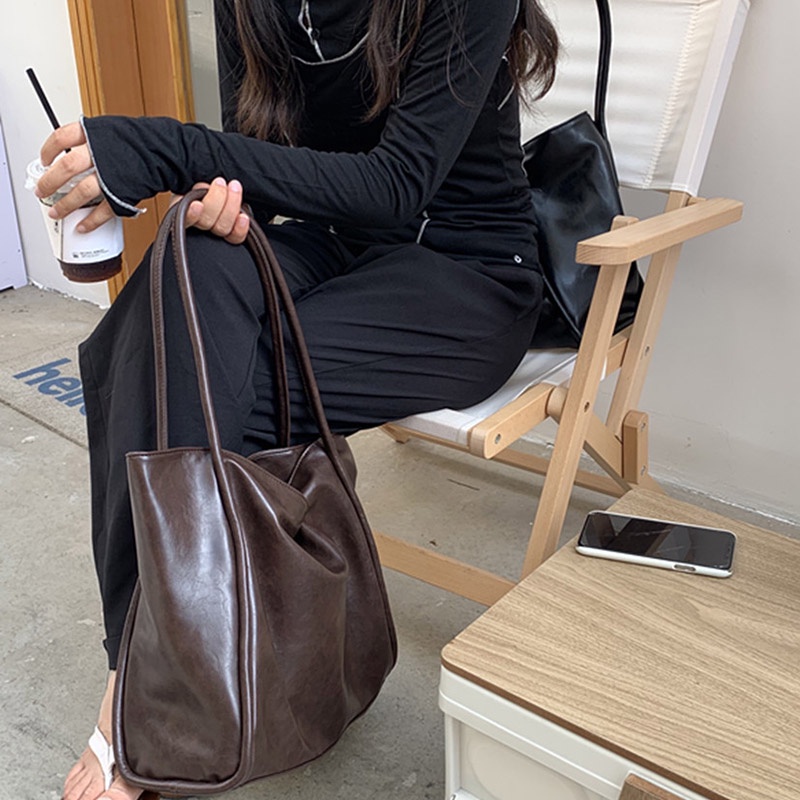 Túi đeo vai IELGY sức chứa lớn dễ phối đồ thời trang cho nữ