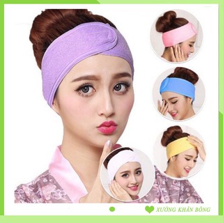Băng đô spa nhỏ gọn thay thế khăn quấn đầu kích thước 10x69 cm