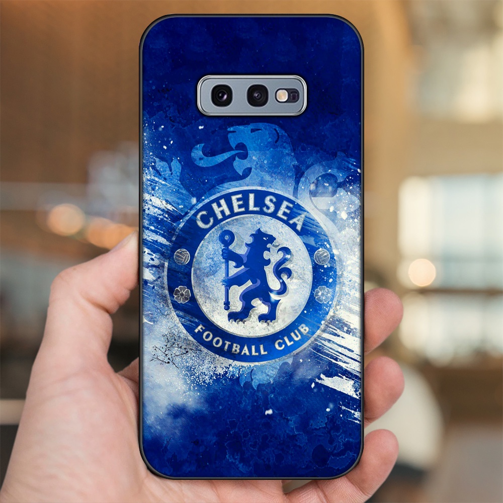 Ốp lưng Samsung S10e viền đen in hình Chelsea FC