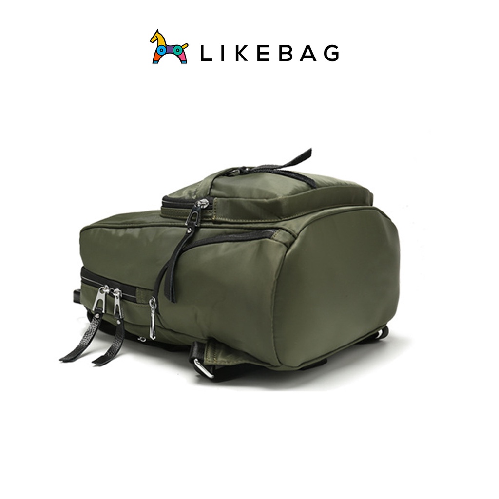 Balo nam nữ unisex LIKEBAG chất dù cao cấp có quai xách đi học, du lịch 172020272 - LIBAGI