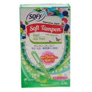 BĂNG VỆ SINH SOFY TAMPON SIÊU THẤM  ( 9 MIẾNG )