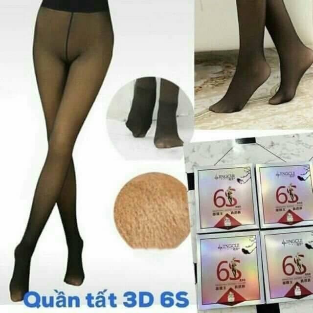 Quần tất 3D 6S - dày ấm đánh lừa thị giác