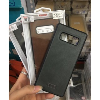 Ốp lưng Samsung Galaxy Note 8 hiệu Sulada vân da viền TPU chống sốc
