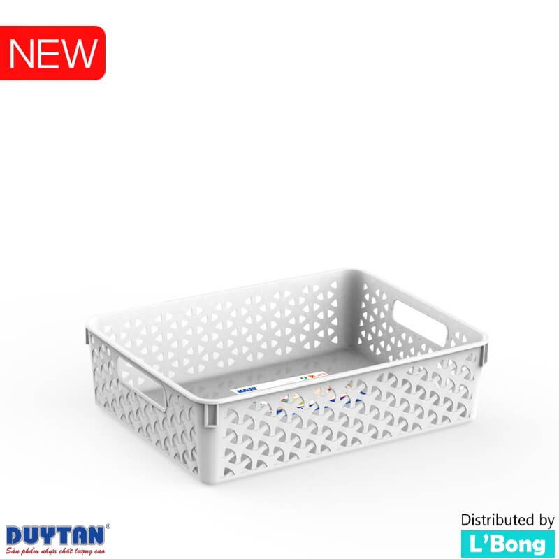 Rổ chữ nhật đan 2T1 (21 cm) Duy Tân